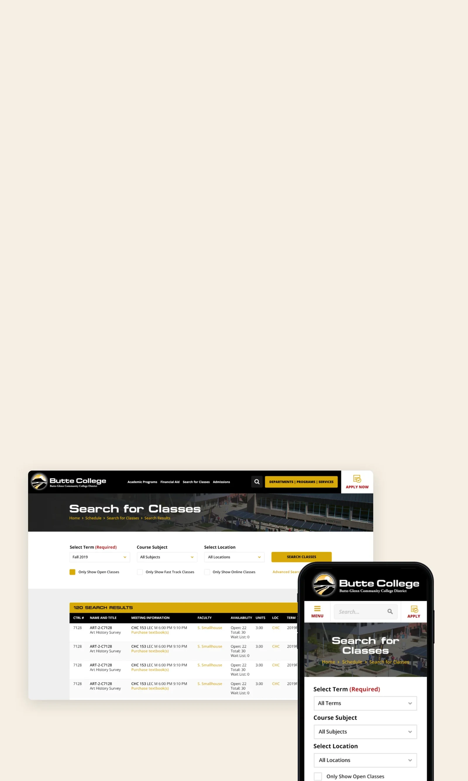 Search for Classes
