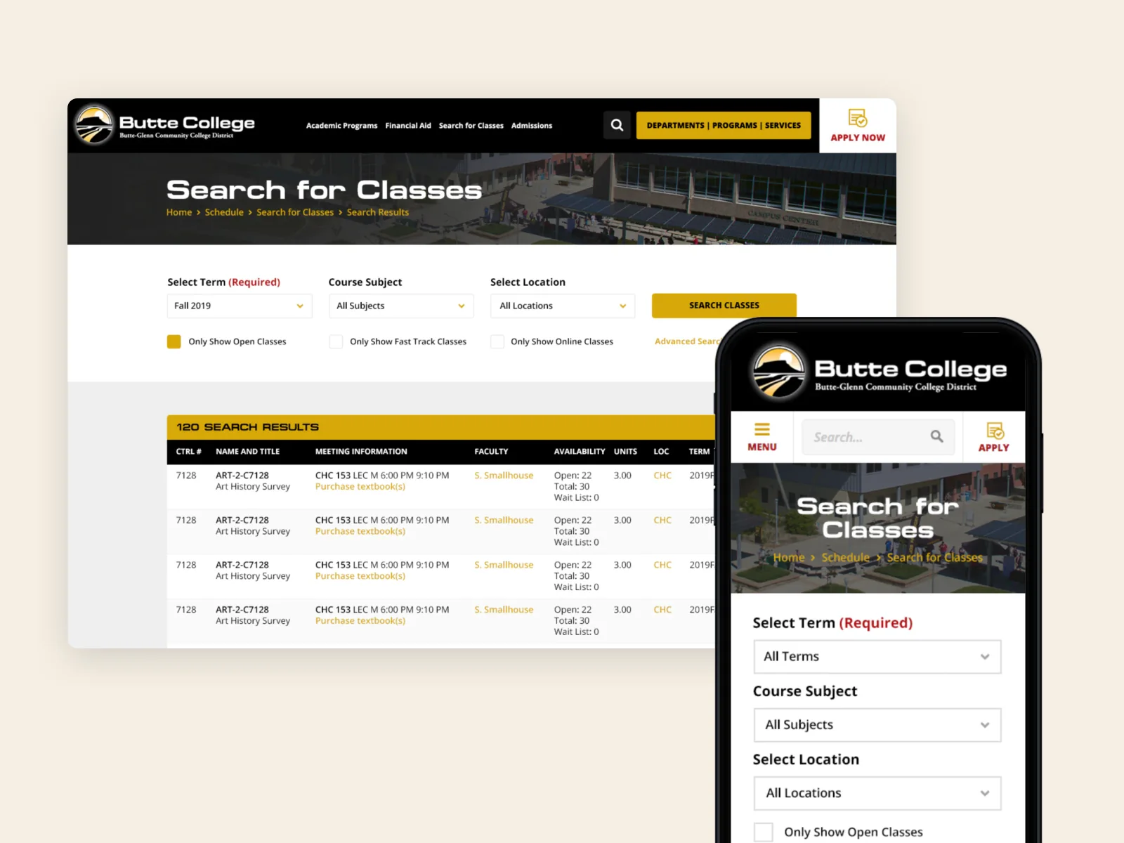 Search for Classes
